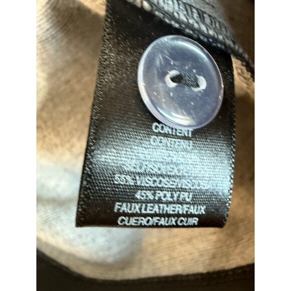 WAYF Mischa Vegan Leather Cargo Pants – Black – Size S – NWOT NEW - Picture 7 of 7